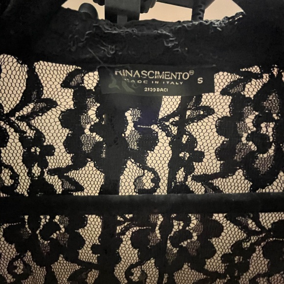 Elegant Gothic Black Lace Blazer - Picture 5 of 6